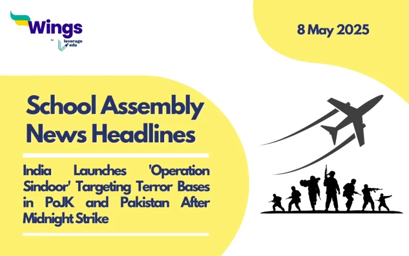 school assembly news headlines 8 may 2025