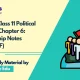 NCERT Class 11 Political Science Chapter 6 Citizenship Notes (Free PDF)