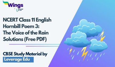 NCERT-Class-11-English-Hornbill-Poem-3-The-Voice-of-the-Rain-Solutions-Free-PDF