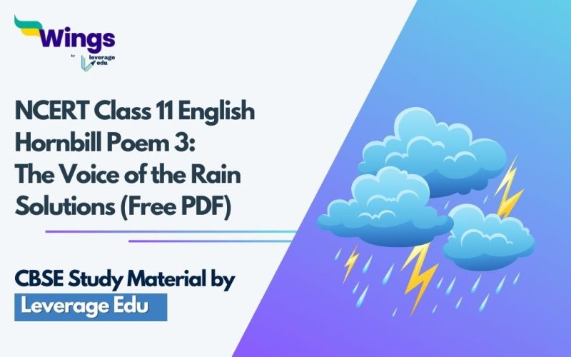 NCERT-Class-11-English-Hornbill-Poem-3-The-Voice-of-the-Rain-Solutions-Free-PDF
