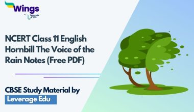 NCERT-Class-11-English-Hornbill-The-Voice-of-the-Rain-Notes-Free-PDF