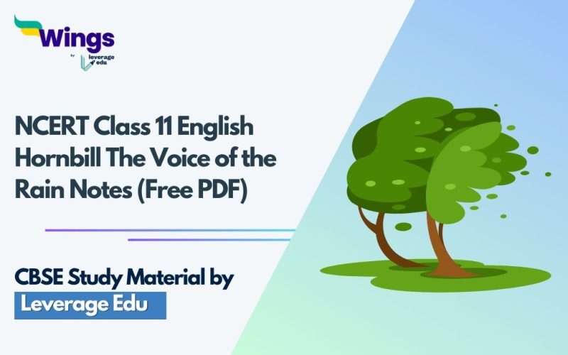 NCERT-Class-11-English-Hornbill-The-Voice-of-the-Rain-Notes-Free-PDF