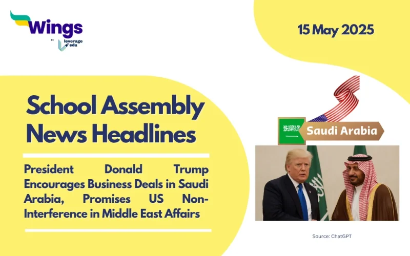 school assembly news headlines 15 may 2025