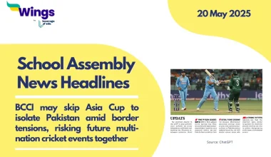 school assmbly news headlines 20 may 2025