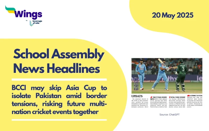 school assmbly news headlines 20 may 2025