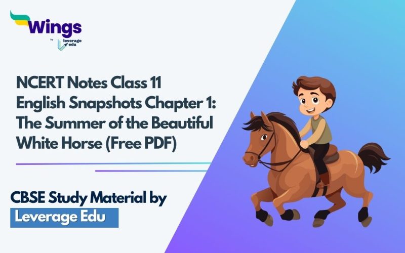 NCERT-Notes-Class-11-English-Snapshots-Chapter-1-The-Summer-of-the-Beautiful-White-Horse