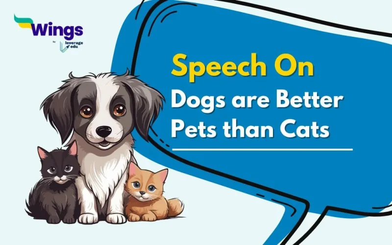 Speech on Dogs are Better Pets than Cats