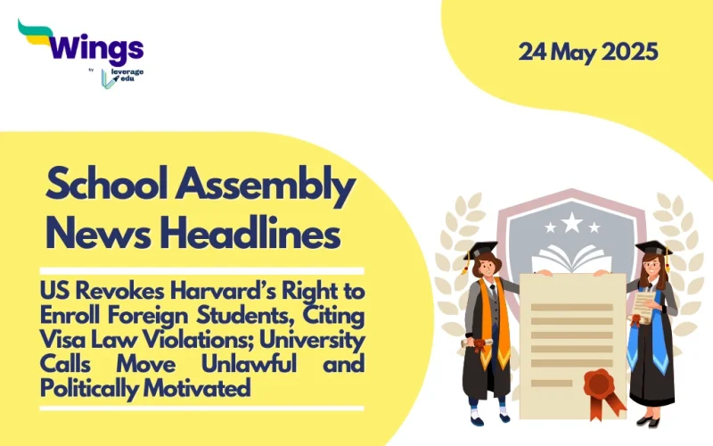 school assembly news headlines 24 may 2025