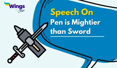 Speech on Pen is Mightier than Sword