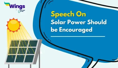Speech on Solar Power Should be Encouraged