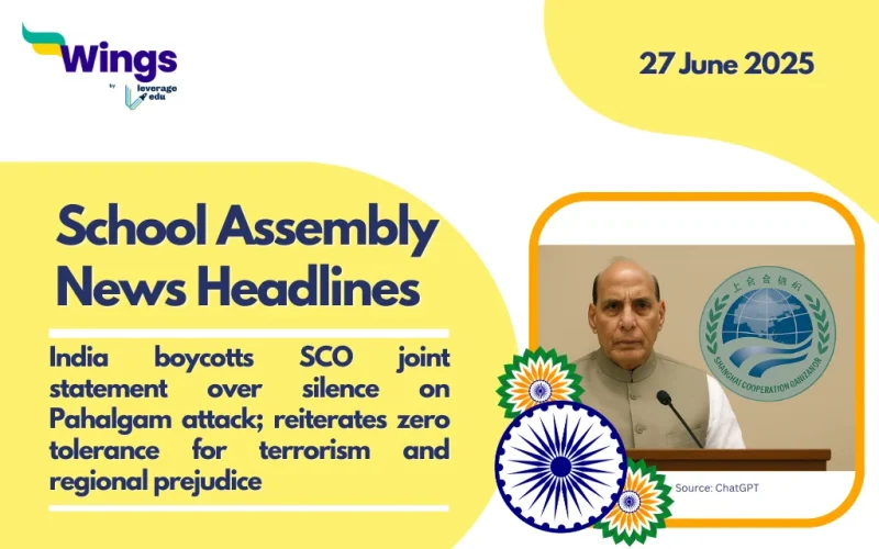 School Assembly News Headlines 27 June 2025