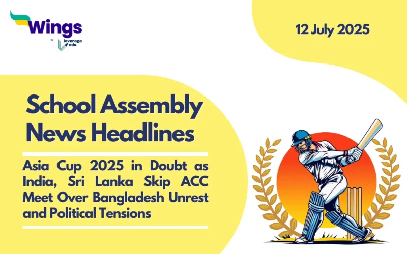 school assembly news headlines 12 july 2025