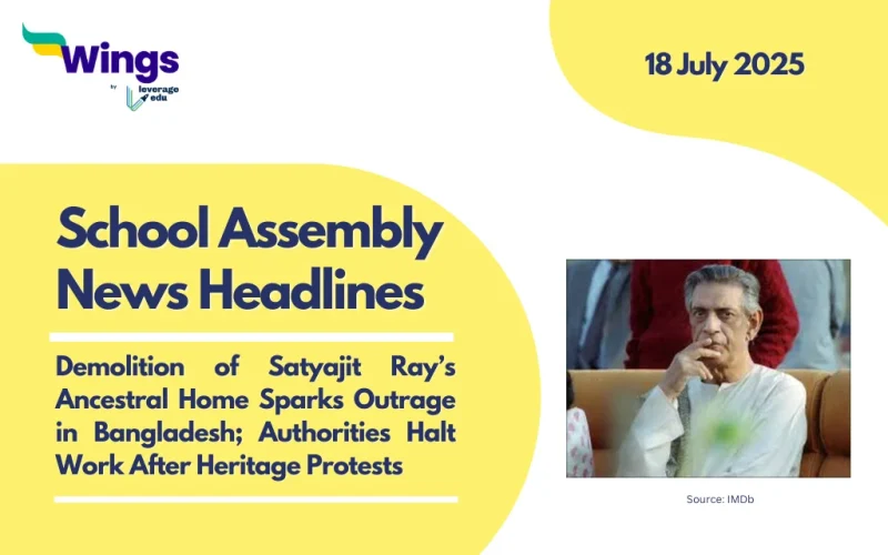 school assembly news headlines 18 july 2025