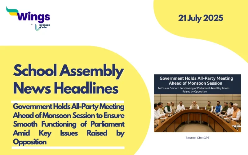 school assembly news headlines 21 July 2025