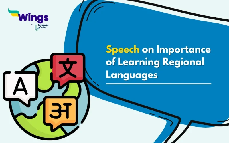Speech on Importance of Learning Regional Languages