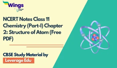 NCERT Notes Class 11 Chemistry (Part-I) Chapter 2 Structure of Atom