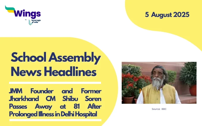 school assembly news headlines 5 august 2025