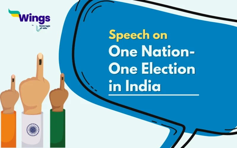 Speech on One Nation One Election in India Short and Long Speech for Students