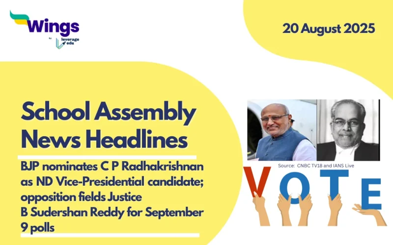 school assembly news headlines 20 august 2025