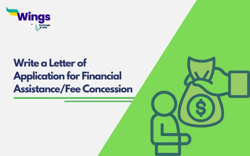 Letter of Application for Financial Assistance/Fee Concession