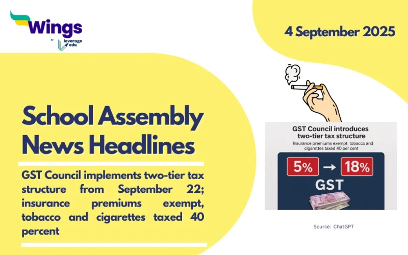 school assembly news headlines 5 september 2025