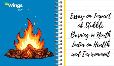 Essay on Impact of Stubble Burning in North India on Health and Environment