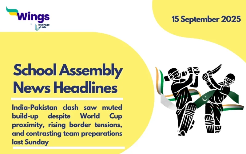 school assembly news headlines 15 september 2025