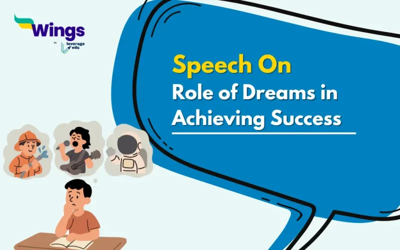 Speech on Role of Dreams in Achieving Success