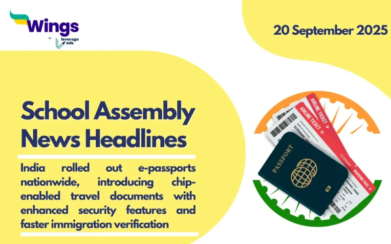 School Assembly News Headlines 20 September 2025