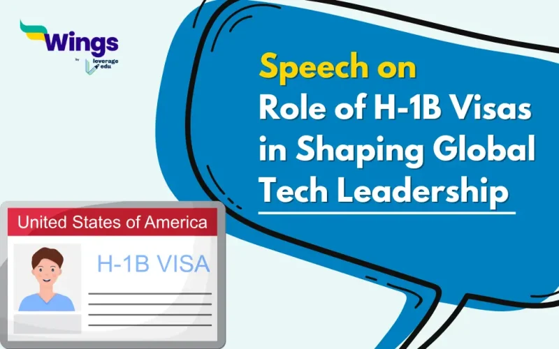 Speech on Role of H-1B Visas in Shaping Global Tech Leadership