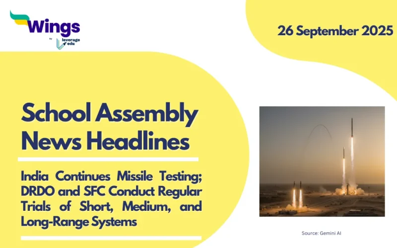 School Assembly News Headlines 26 September 2025
