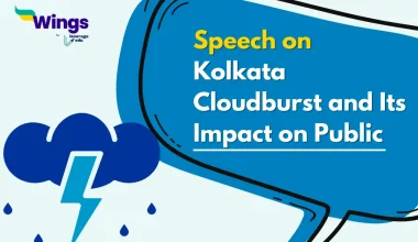 Speech on Kolkata Cloudburst