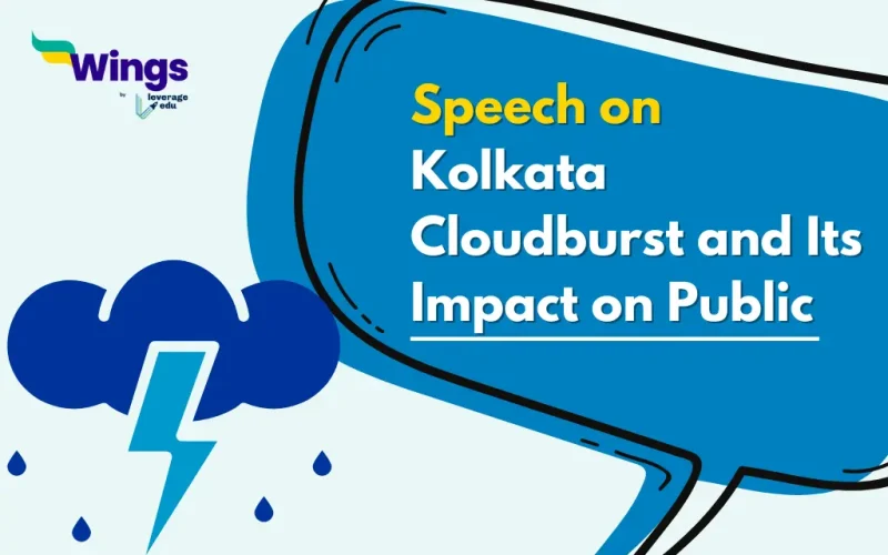 Speech on Kolkata Cloudburst