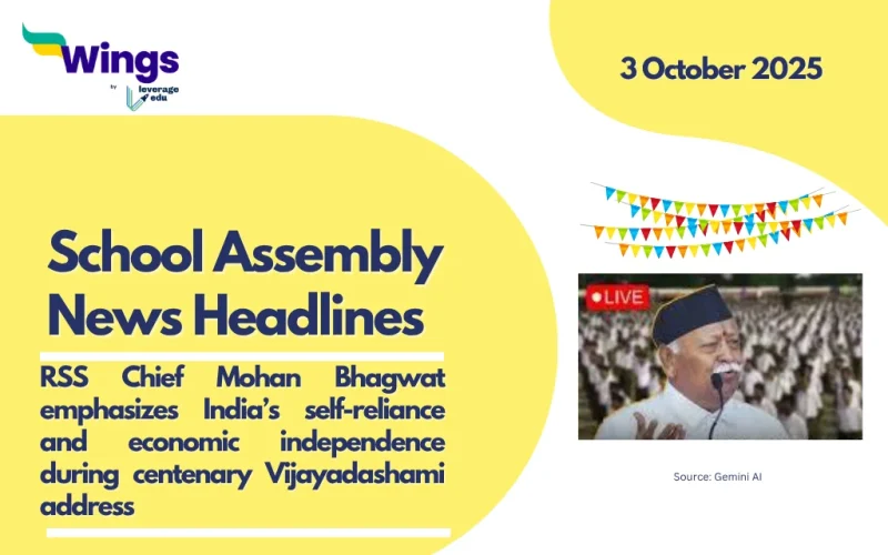 School Assembly News Headlines 3 October 2025