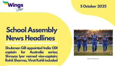 School Assembly News Headlines 5 October 2025
