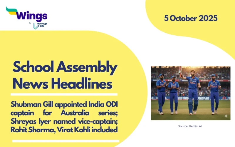 School Assembly News Headlines 5 October 2025