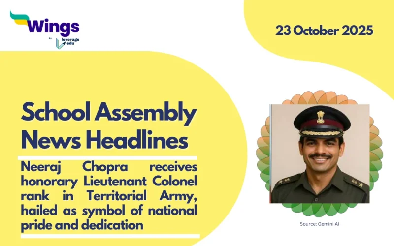 School Assembly News Headlines 23 October 2025