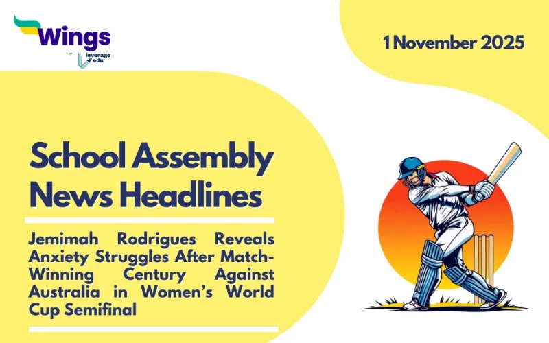 School Assembly News Headlines 1 November 2025