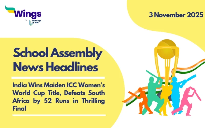 School Assembly News Headlines 3 November 2025