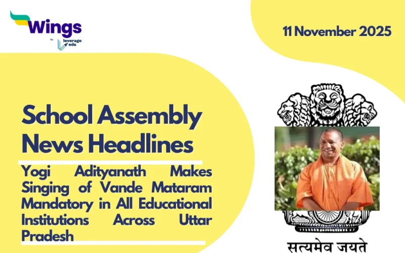 School Assembly News Headlines 11 November 2025