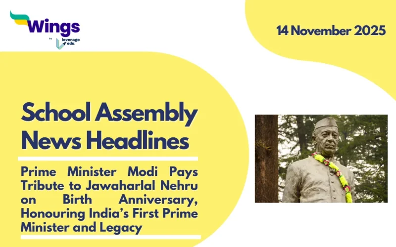 School Assembly News Headlines 14 November 2025