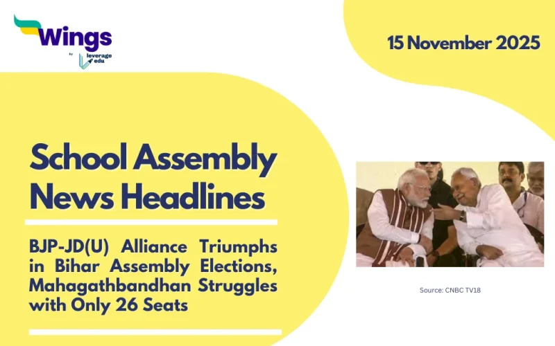 School Assembly News Headlines 15 November 2025