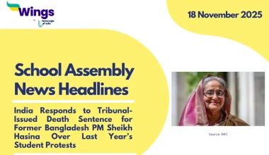 School Assembly News Headlines 18 November 2025