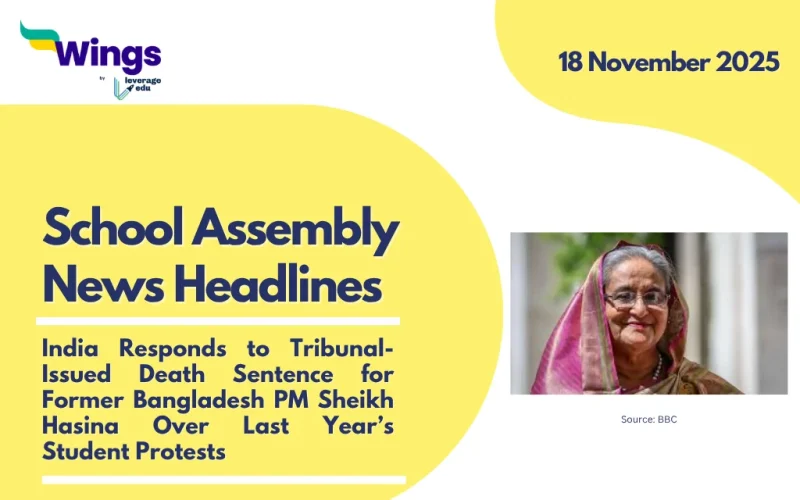 School Assembly News Headlines 18 November 2025
