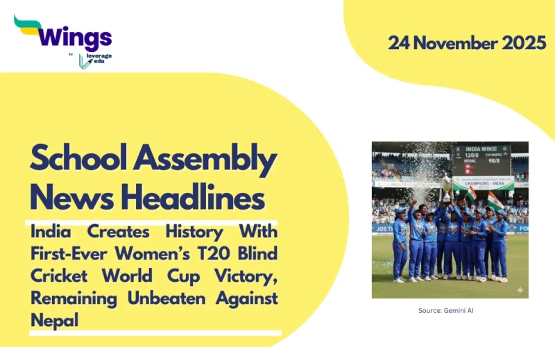 School Assembly News Headlines 24 November 2025