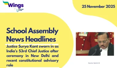 School Assembly News Headlines 25 November 2025
