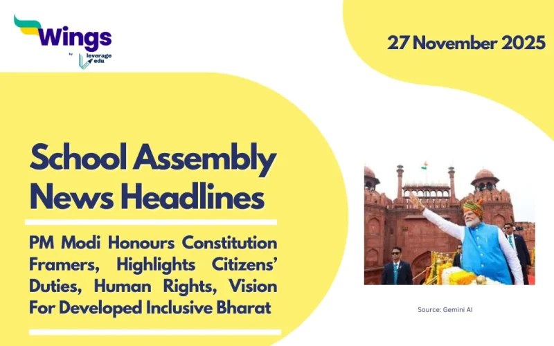 School Assembly News Headlines 27 November 2025
