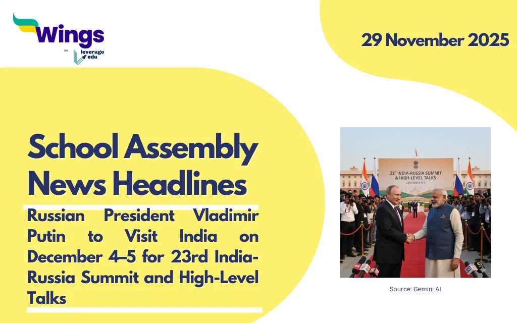 School Assembly News Headlines 29 November 2025