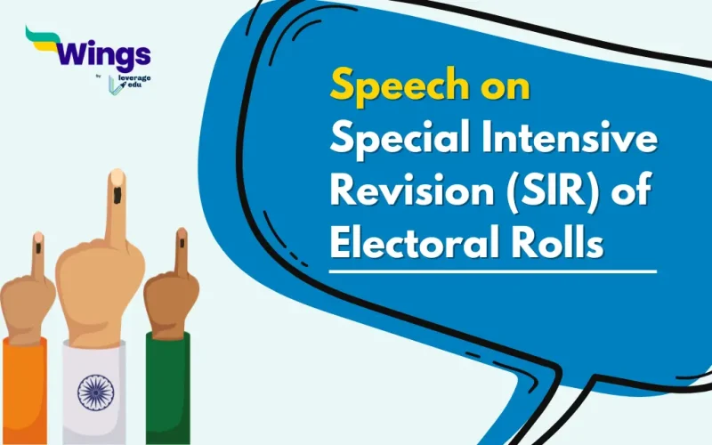 Speech on Special Intensive Revision (SIR) of Electoral Rolls