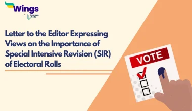 Letter to the Editor Expressing Views on the Importance of Special Intensive Revision (SIR) of Electoral Rolls
